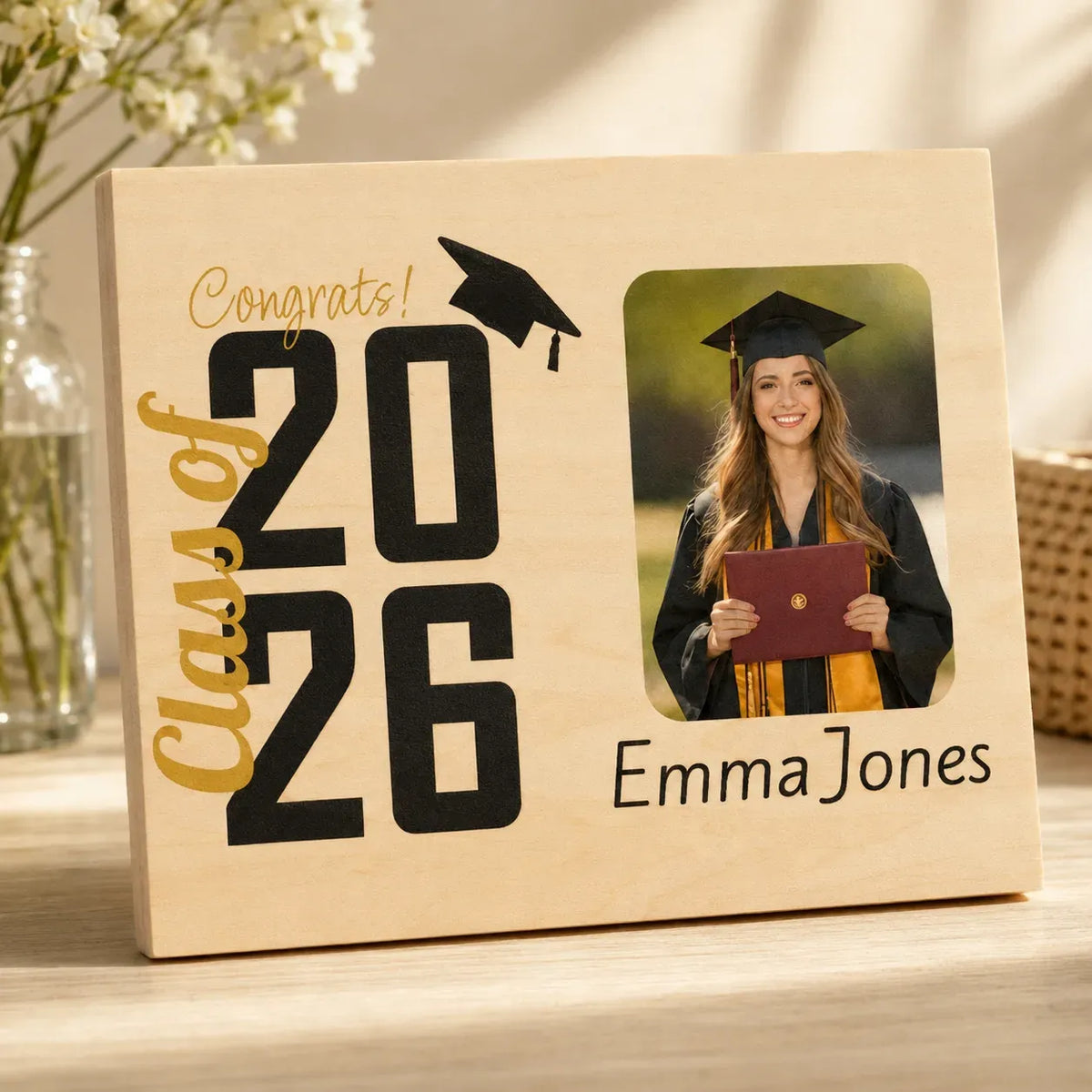 Customizable Keepsake Wood Plaque