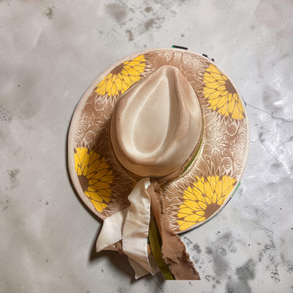 Sun-Drenched Filigree Engraved Hat